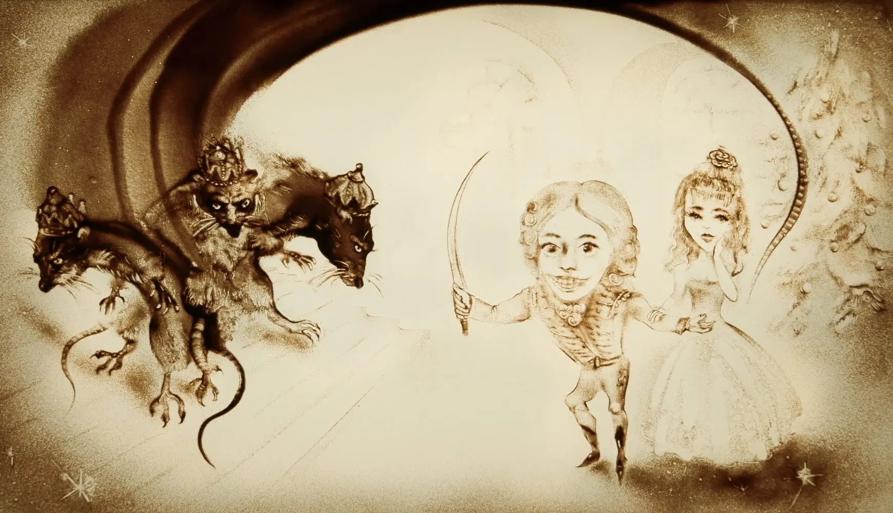 Sand Elf – Sandanimationskünstlerin – Sandkunst