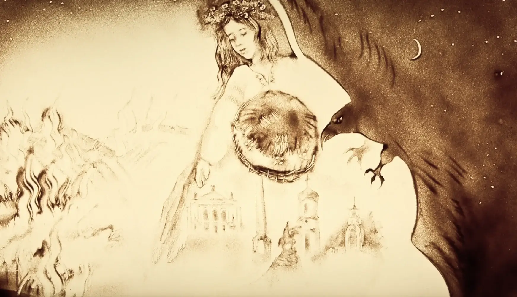 Sand Elf – Sandanimationskünstlerin – Sandkunst